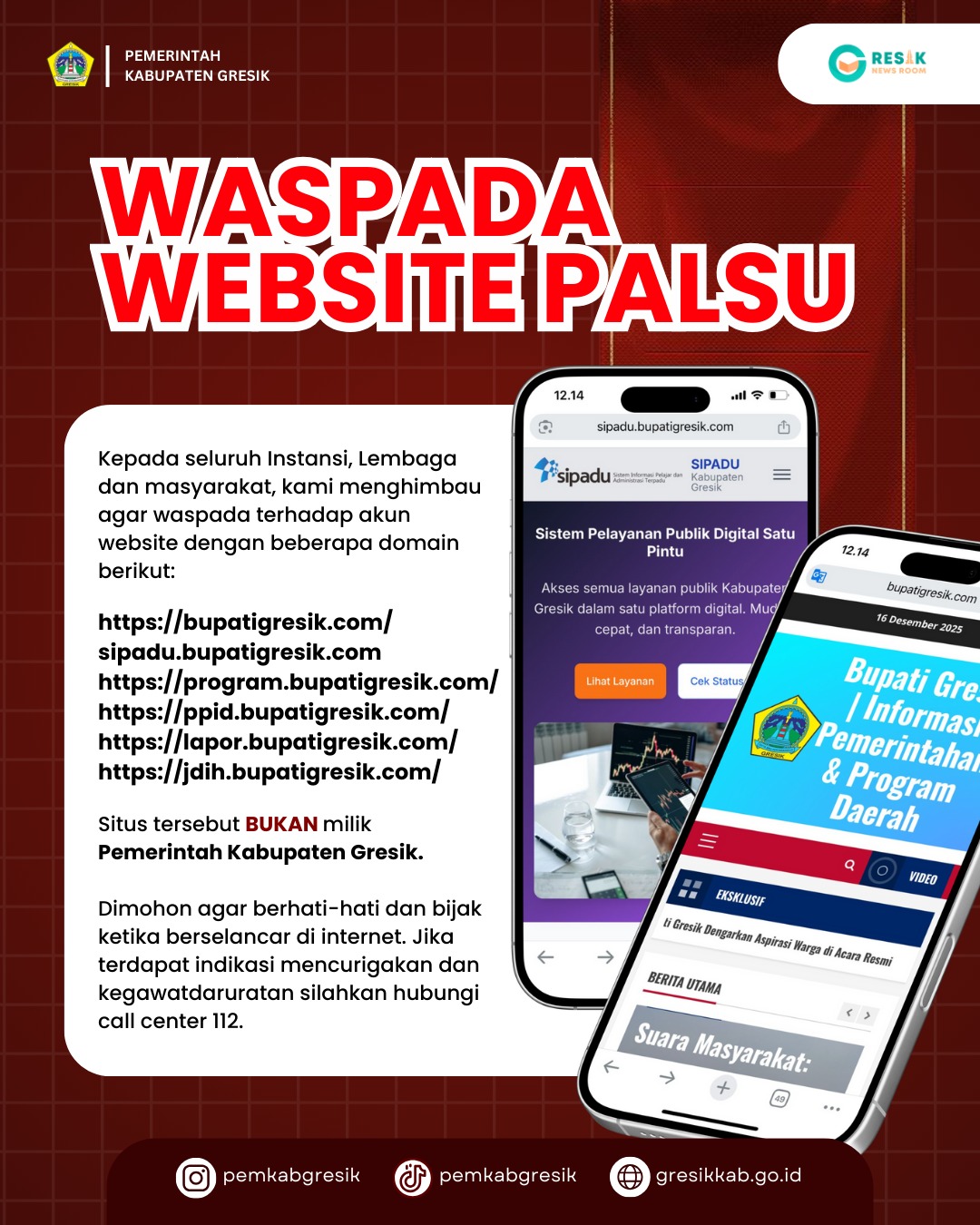 Waspada Website Palsu